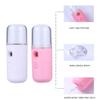2pcs Mini Humidifier Facial Air Humidifier Mist Sprayer Aromatherapy Diffuser Hand Humidifier Face Diffuser Moisturizing Humidifier Portable Skin Care Moisturizer view 4