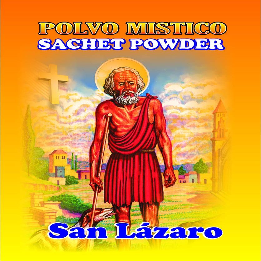 3 PIECE BRYBRADAN ST. LAZARUS SACHET POWDER/SAN LAZARO POLVO EN BOLSA 1/2 OZ 14 GR