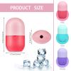 Ice Roller for Face and Eye, Ice face roller,Gua Sha Facial Tools, Facial ice roller, Skin Care Tools,Ice mold for face(Pink-face) view 2