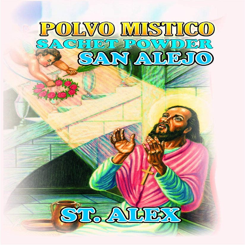 6 PIECES BRYBRADAN ST. ALEX SACHET POWDER/SAN ALEJO POLVO EN BOLSA 1/2 OZ 14 GR