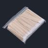 Essencedelight Cotton Swabs with Wooden Handles Cotton Tipped Applicator Cleaning Handle for Makeup Gun Eye Ears Eyeshadow Brush and Remover Tool view 3