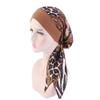 4Packs/3Packs/2Packs Chemotherapy Head Scarf Night Sleep hat Cap Elastic broadband Multifunctional Printing hat Chemical Hair Loss Cap view 2