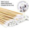 200PCS 6" Long Cotton Swabs with Bamboo Sticks - Lint Free, Highly Absorbent Cleaning Cotton Tipped Applicators view 2