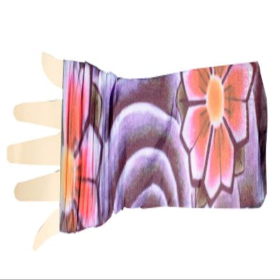 Full Funk Fake Tattoo or Arm Protector Cover Biker Stretch Tube Pair Violet
