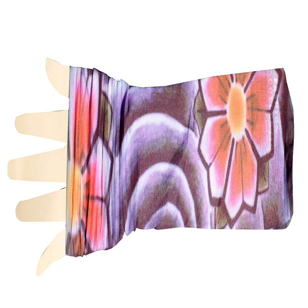 Full Funk Fake Tattoo or Arm Protector Cover Biker Stretch Tube Pair Violet
