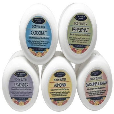 Caribbean Soaps Body Butter - 4 oz. (Almond)