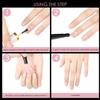 Mudder 6 Pieces Pumice Stone Nail File Cuticle Remover Stick Double-headed Polishing Pen for Christmas Women Mother Girl Gifts Household Beauty Salon Nails Care Supplies view 4