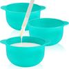 Boao 3 Pieces Silicone Wax Pot Replacement, 14 oz Wax Pot Insert for Hair Removal Wax Warmer Liner, Removable Waxing Bowl for Home Use, 500 ml view 1