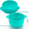 Boao 3 Pieces Silicone Wax Pot Replacement, 14 oz Wax Pot Insert for Hair Removal Wax Warmer Liner, Removable Waxing Bowl for Home Use, 500 ml view 2