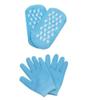 AnHua 2 Pcs Moisturize Soften Repair Cracked Skin Moisturizing Treatment Gel Spa Socks Gloves (Blue) view 1