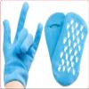 AnHua 2 Pcs Moisturize Soften Repair Cracked Skin Moisturizing Treatment Gel Spa Socks Gloves (Blue) view 2