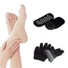 AnHua 2 Pcs Moisturize Soften Repair Cracked Skin Moisturizing Treatment Gel Spa Socks Gloves (Black) view 4
