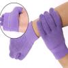 AnHua 2 Pcs Moisturize Soften Repair Cracked Skin Moisturizing Treatment Gel Spa Socks Gloves (Purple) view 4