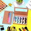 2 Packs 5 Pairs Eyelash Book Empty False Lash Storage Book Box Glitter False Eyelash Storage Case Container Makeup Display Lash Holder Portable Travel Catalog for Women, Rose Gold view 4
