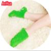 AnHua 1 Pair Feet Spa Moisturizing Gel Socks Exfoliating Dry Cracked Soft Skin Sock Pedicure Foot Care Tool Beauty Foot Care (Green) view 3