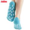 AnHua 1 Pair Feet Spa Moisturizing Gel Socks Exfoliating Dry Cracked Soft Skin Sock Pedicure Foot Care Tool Beauty Foot Care (Blue) view 2