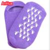 AnHua 1 Pair Feet Spa Moisturizing Gel Socks Exfoliating Dry Cracked Soft Skin Sock Pedicure Foot Care Tool Beauty Foot Care (Purple) view 2