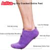 AnHua 1 Pair Feet Spa Moisturizing Gel Socks Exfoliating Dry Cracked Soft Skin Sock Pedicure Foot Care Tool Beauty Foot Care (Purple) view 3