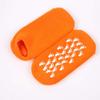 AnHua 1 Pair Feet Spa Moisturizing Gel Socks Exfoliating Dry Cracked Soft Skin Sock Pedicure Foot Care Tool Beauty Foot Care (Orange) view 1