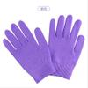 AnHua 1 Pair Gel SPA Moisturizing Gloves Soft Cotton Moisturizing Whitening Exfoliating Foot Mask Smooth Skin Care Dry Treatment (Purple) view 3