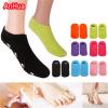 AnHua 1 Pair Feet Spa Moisturizing Gel Socks Exfoliating Dry Cracked Soft Skin Sock Pedicure Foot Care Tool Beauty Foot Care (Black) view 4