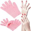 AnHua 1 Pair Gel SPA Moisturizing Gloves Soft Cotton Moisturizing Whitening Exfoliating Foot Mask Smooth Skin Care Dry Treatment (Pink) view 4