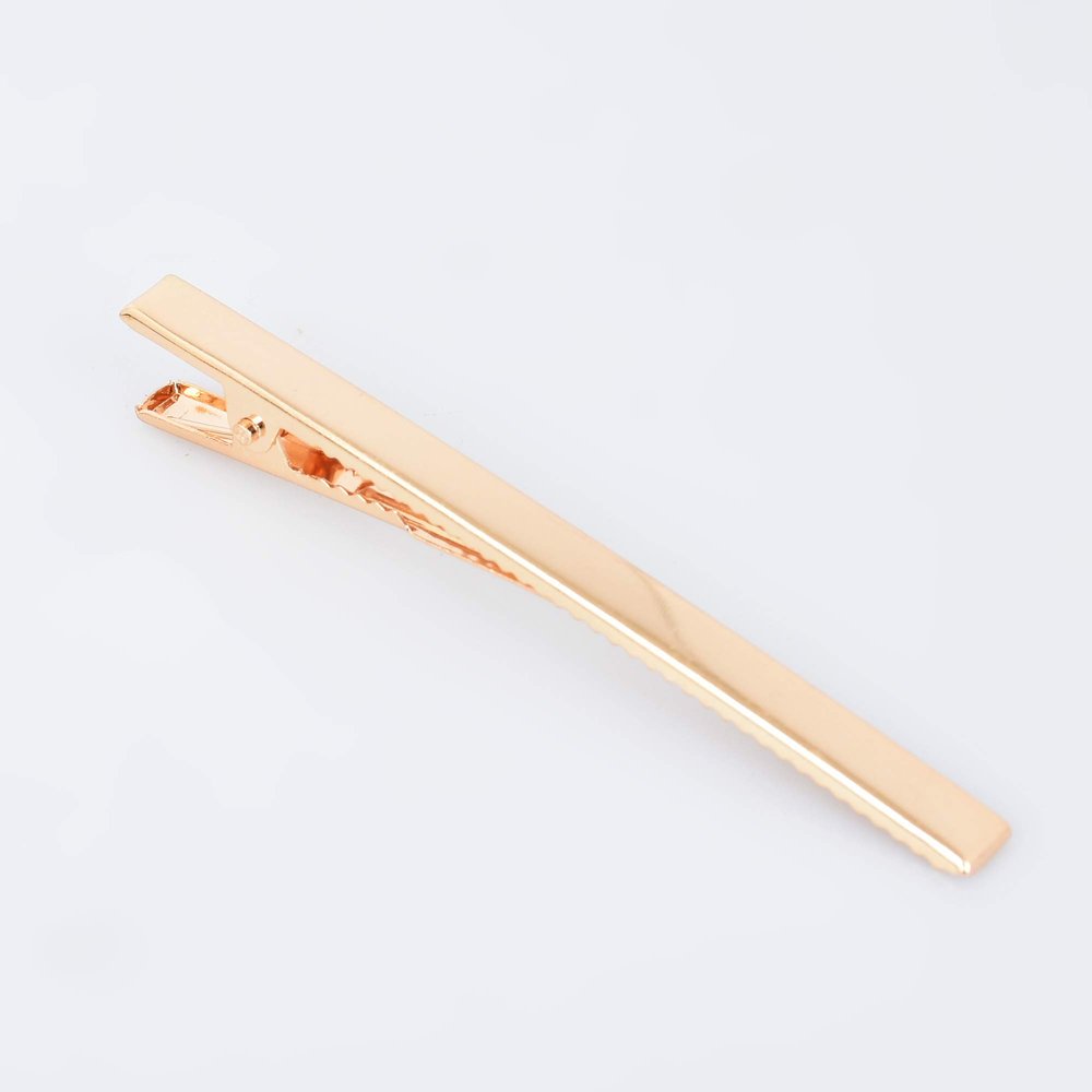 10pcs 6 * 85mm kc gold Hair Clips Fashion Hairpin Blank Base for Diy Jewelry Making Hair Clip Setting craft supplies