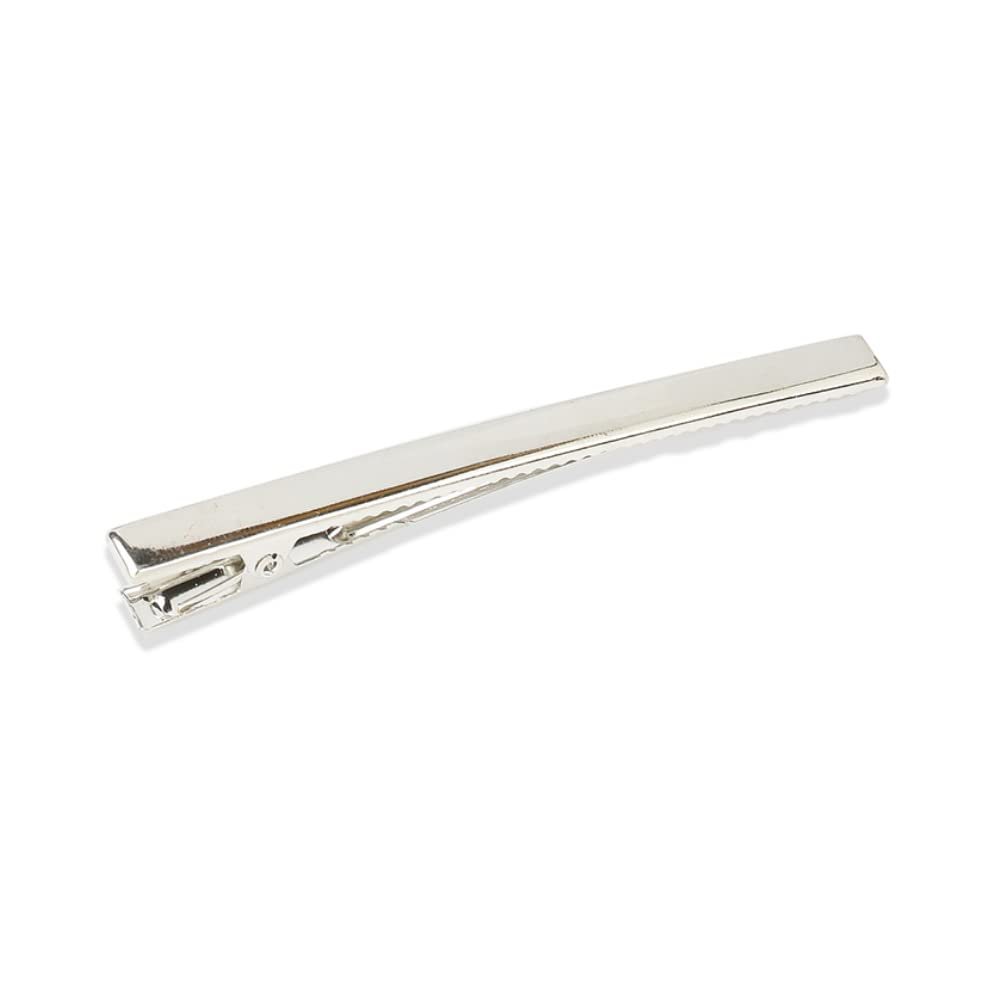 10pcs 6 * 85mm zinc alloy hair alligator clips, hair accessory blanks, hair clips, bulk alligator clips, hair bow clip, white k alligator