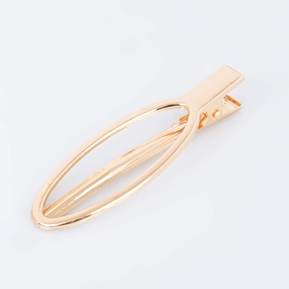 10pcs 22 * 70mm kc gold Hair Clips Fashion Hairpin Blank Base for Diy Jewelry Making Hair Clip Setting craft supplies