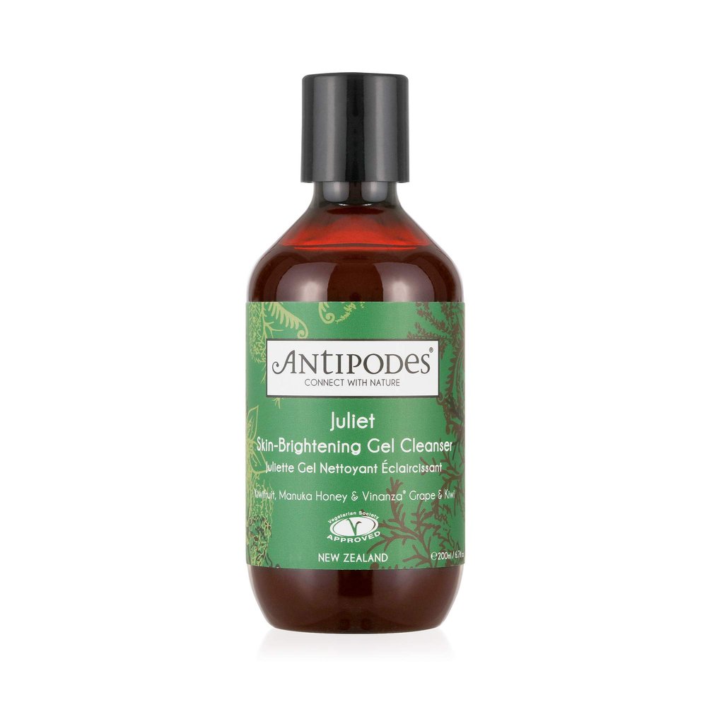 ANTIPODES Juliet Skin-Brightening Gel Cleanser - 100% Natural Ingredients, Cruelty-Free & Vegetarian (6.7fl oz)