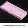 better18 False Eyelash Case, 25 pcs Empty False Eyelash Care Storage Case Box Plastic Container Holder Compartment Tool, Eyelash Packing Travel Storage Case view 4