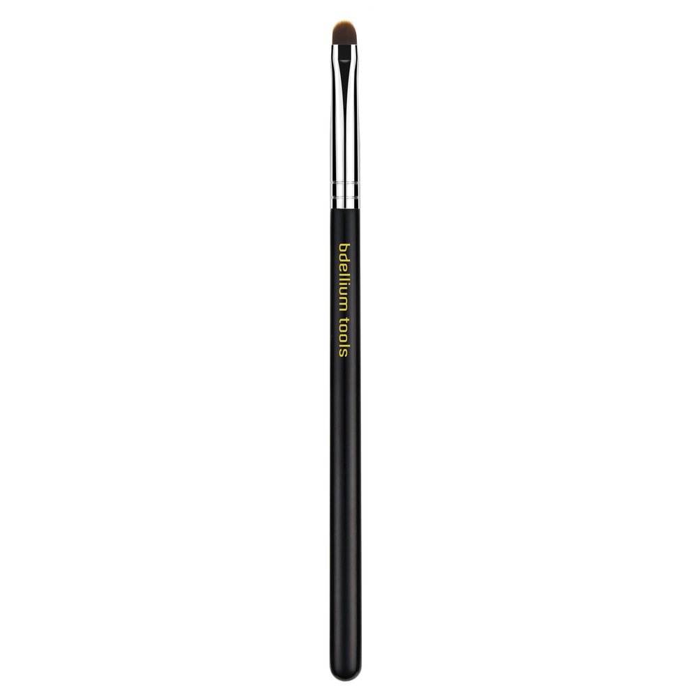 Bdellium Tools Professional Makeup Brush - Maestro Series 712 Wet/Dry Definer - With Soft Synthetic Fibers, For Precise Application (Black, 1pc)