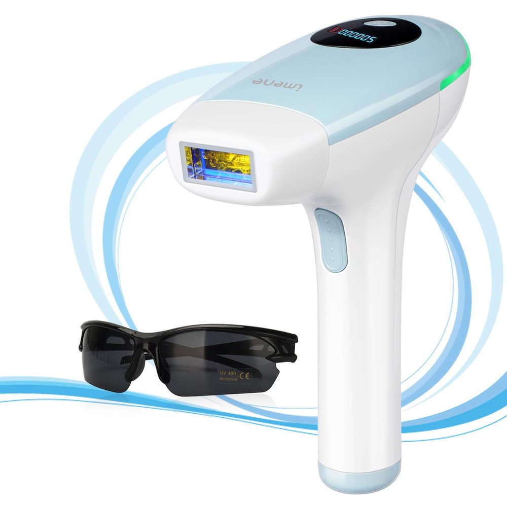 IMENE Laser Hair Removal Permanent - Painless IPL Technology for Women & Men - Bikini, Legs, Arms, Armpits - Blue