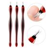 3Pcs Professional Cuticle Trimmer Cuticle Pusher Cuticle Knife Remover Dead Skin Practical Nail Art Tools view 2