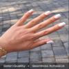 ohora Semi Cured Gel Nail Strips (N Clean White) - White, Solid, Works with Any UV/LED Lamps, Salon-Quality, Long Lasting, Easy to Apply & Remove - Includes 2 Prep Pads, Nail File & Wooden Stick view 4
