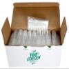 50 Lip Balm Tubes - 50 Balm Tubes & Caps - 50 Seal Sleeves - HDPE - BPA Free view 1