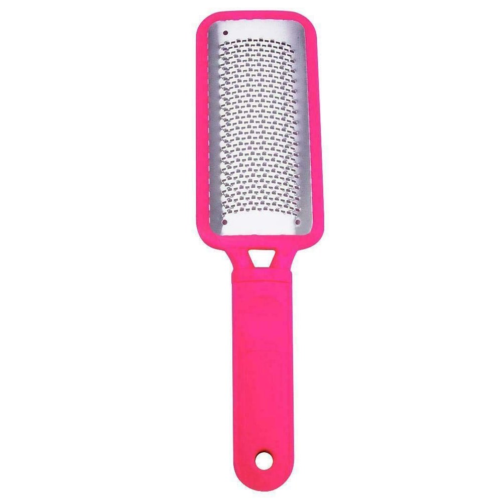AnHua Foot Scrubber Pedicure Callus Remover for feet Colossal Foot File Pedicure Feet Scrubber Foot Grater Foot Scraper Rasp for Wet and Dry Feet (Pink)