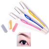 AnHua 2 Pcs Blue&Yellow Touch-Up Multipurpose Exfoliating Dermaplaning Tool, Eyebrow Razor, and Facial Razor with Precision Cover view 4