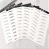 Aimeely Women Waterproof 6D Natural Tattoo Eyebrow Stickers Long Lasting False Eyebrows Black 3# view 4