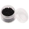 1000pcs Silicone Lined Micro Rings Hair Extension Links Beads Hair Extension Tool (3mm x 2mm)(Black) view 1