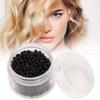 1000pcs Silicone Lined Micro Rings Hair Extension Links Beads Hair Extension Tool (3mm x 2mm)(Black) view 2