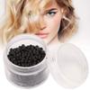 1000pcs Silicone Hair Extension Links Beads, Lined Micro Rings Hair Extension Tool for Professional Hair Styling(3mm x 2mm)(Dark Brown) view 3