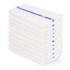 60 Premium Salon Towels  100% Cotton 16 x 27 Inches  Absorbent Hand Towels for Gym, Beauty Spa, Barber or Hair and Nail Care  Bulk Wholesale Package for Hotels  Durable and Soft - Blue Stripe view 1