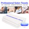 60 Premium Salon Towels  100% Cotton 16 x 27 Inches  Absorbent Hand Towels for Gym, Beauty Spa, Barber or Hair and Nail Care  Bulk Wholesale Package for Hotels  Durable and Soft - Blue Stripe view 2