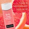 Neutrogena Body Clear Acne Treatment Body Wash with Salicylic Acid Acne Medicine, Pink Grapefruit Body Acne Cleanser to Prevent Breakouts on Back, Chest & Shoulders, 8.5 fl. oz, 3 Pack view 4