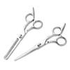 10 Pcs Hair Scissors Set Stainless Steel Hair Thinning Scissors Hair Cutting Scissors For Women Men Kids Pets Family Use Scissors Professional Barber Salon Home Shear Sets Silver view 2