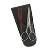 Healifty Stainless Steel Eyebrow Scissors Set Brow Trimmer Kit Scissors Beard Trimming Portable for Men view 3