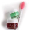 BlushLips Trio Lip Care Set - Exfoliating Lip Brush, Lip Scrub, and Lip Moisturizing Balm for Chapped Lips Treatment, Lip Repair for Soft Lips Made for Dry Lips (RHC Matcha Set) view 2