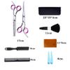 10 Pcs Hair Scissors Set Stainless Steel Hair Thinning Scissors Hair Cutting Scissors For Women Men Kids Pets Family Use Scissors Professional Barber Salon Home Shear Sets Pink view 3