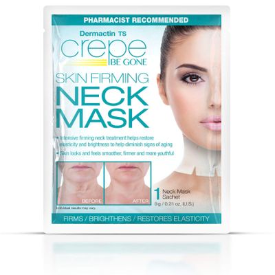 Dermactin-TS Crepe Be Gone Skin Firming Neck Mask 2-PACK